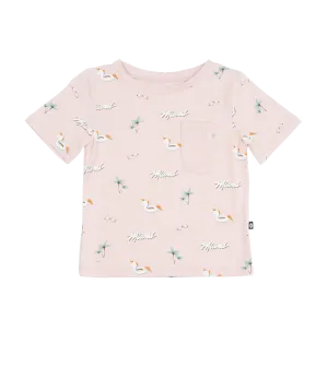 Court Culture x Kyte Baby Beach Blush Toddler Crew Neck Tee