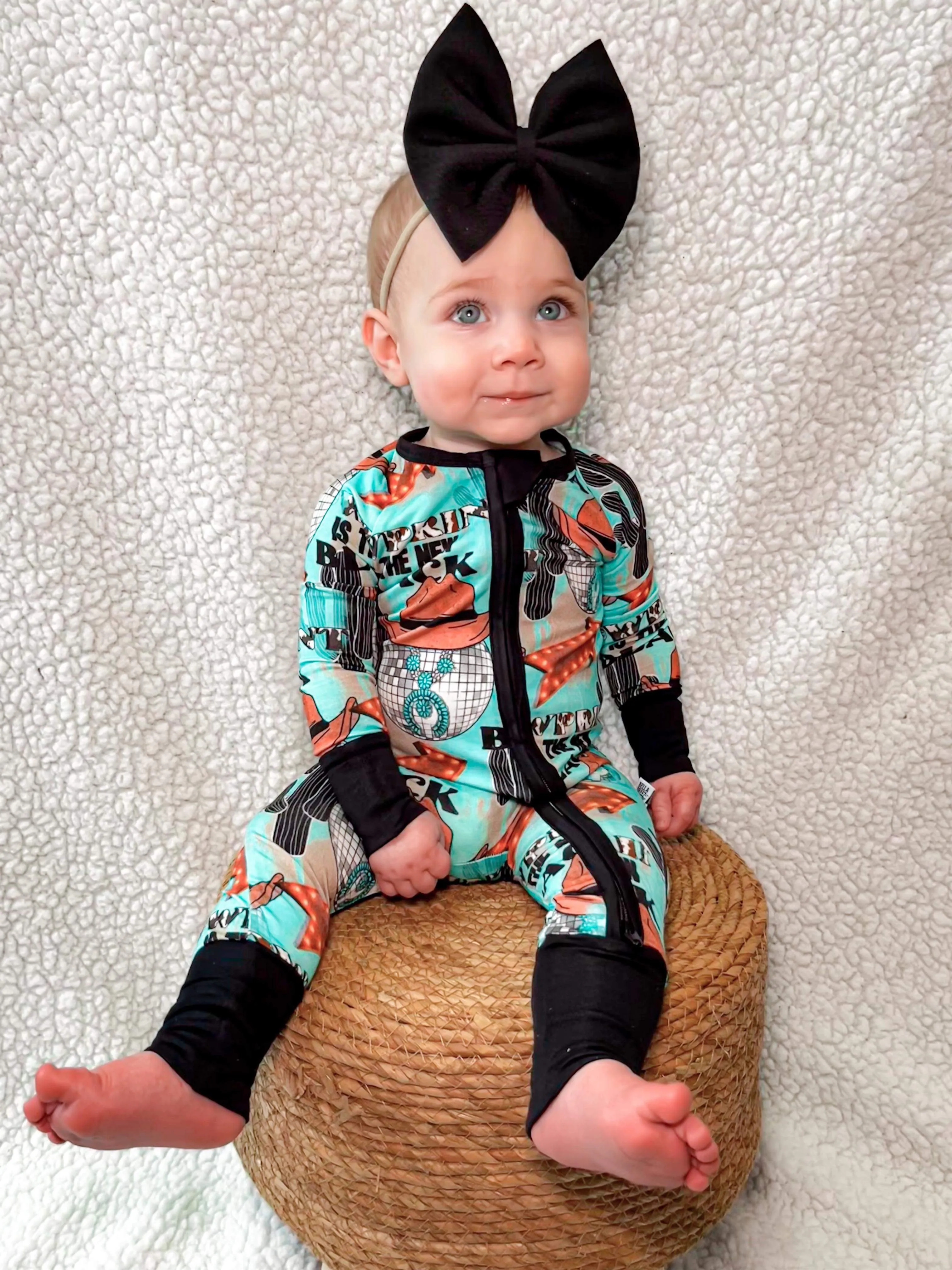Cow Print is the New Black Bamboo Sleeper ONLINE EXCLUSIVE