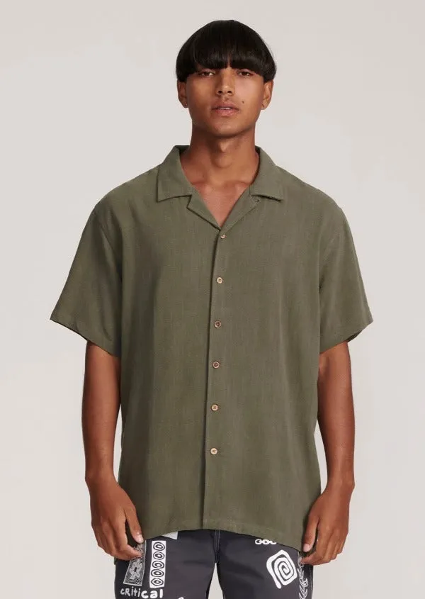 Critical Slide Ernie SS Resort Shirt Forest