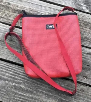 Cross Body Purse, Recycled Yoga Mats