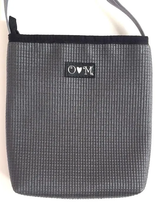 Cross Body Purse, Recycled Yoga Mats