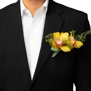 Cymbidium Pocket boutonniere