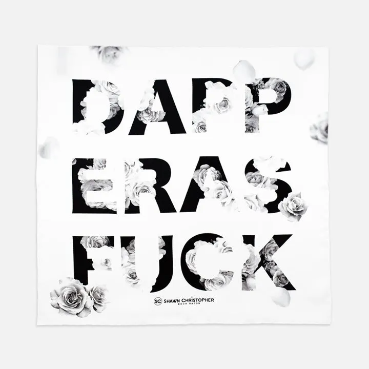 Dapper As F*ck Roses Pocket Square