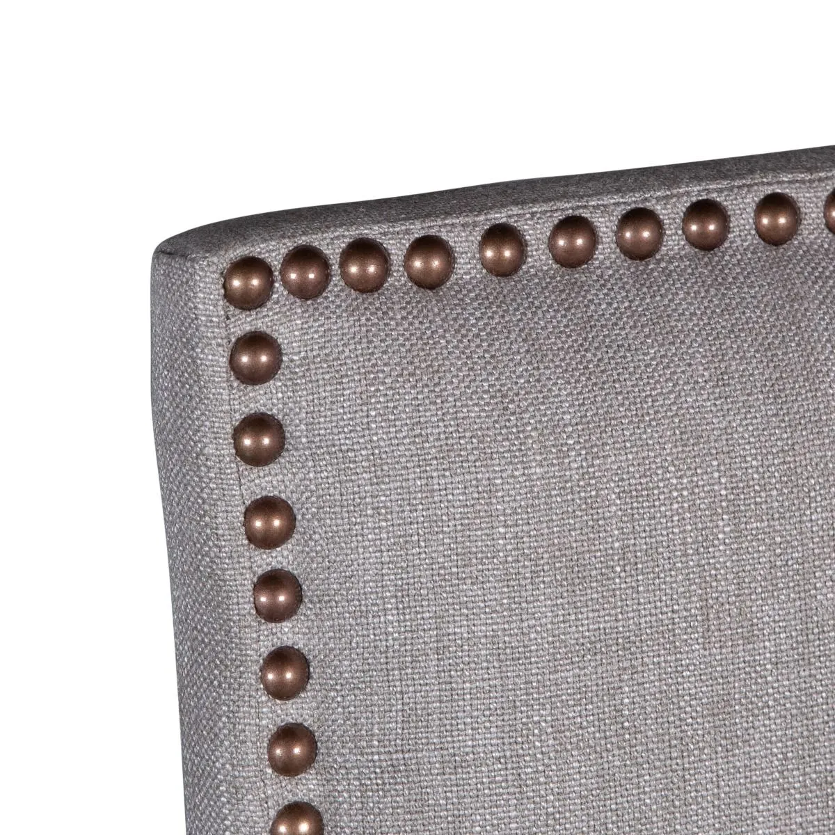 Darcy Dining Chair, Gray/Beige Linen
