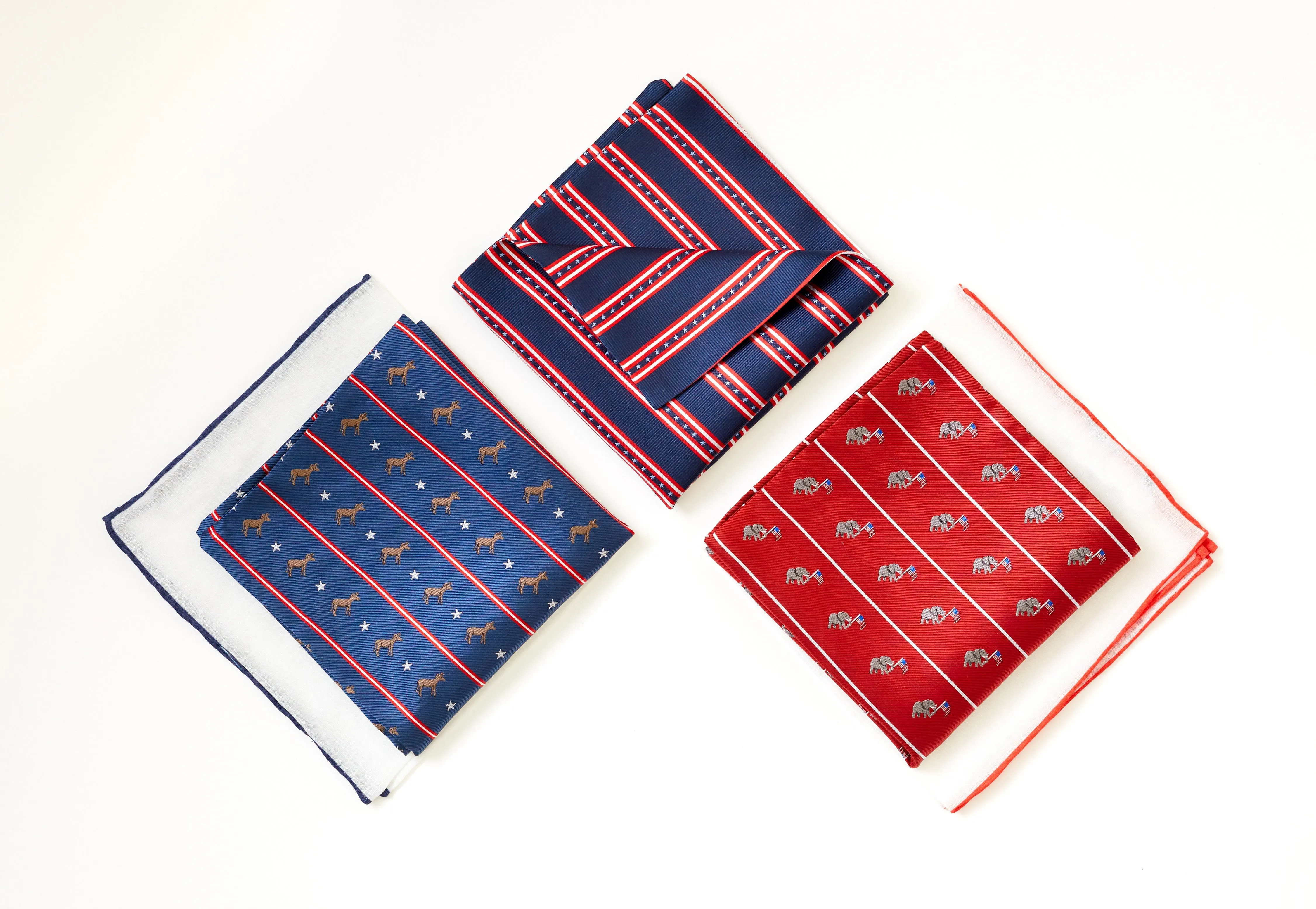 Democrat Blue - Pocket Squares