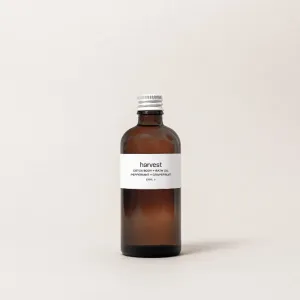 Detox Body   Bath Oil - Peppermint & Grapefruit