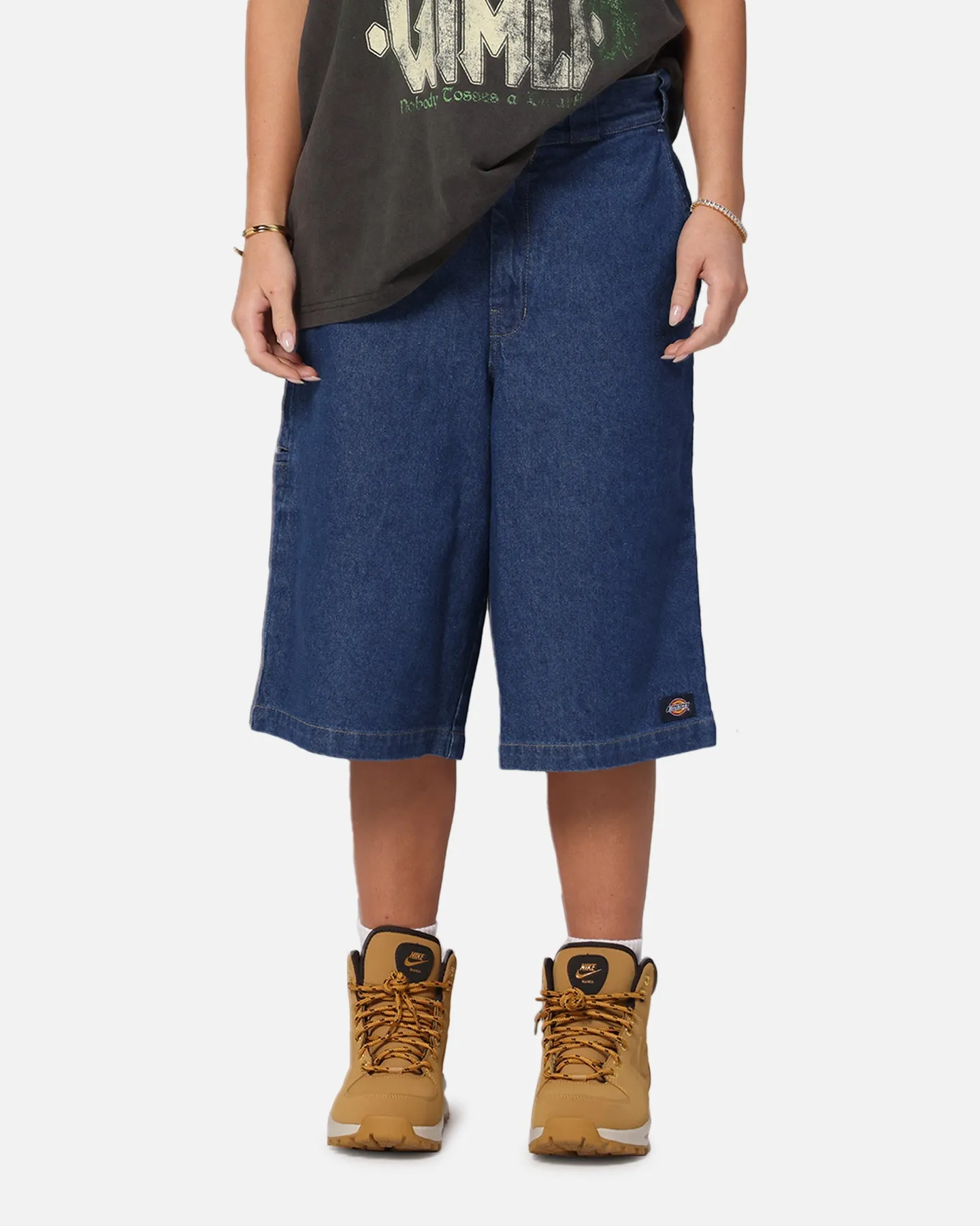 Dickies 13" Loose Fit Multi Pocket Shorts Stone Washed Indigo