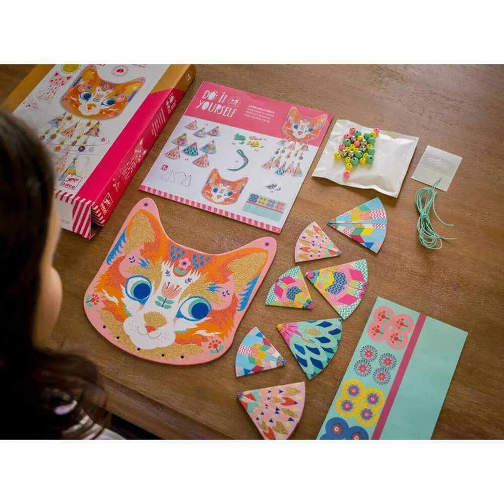 Djeco Do It Yourself Kitty Wind Chimes