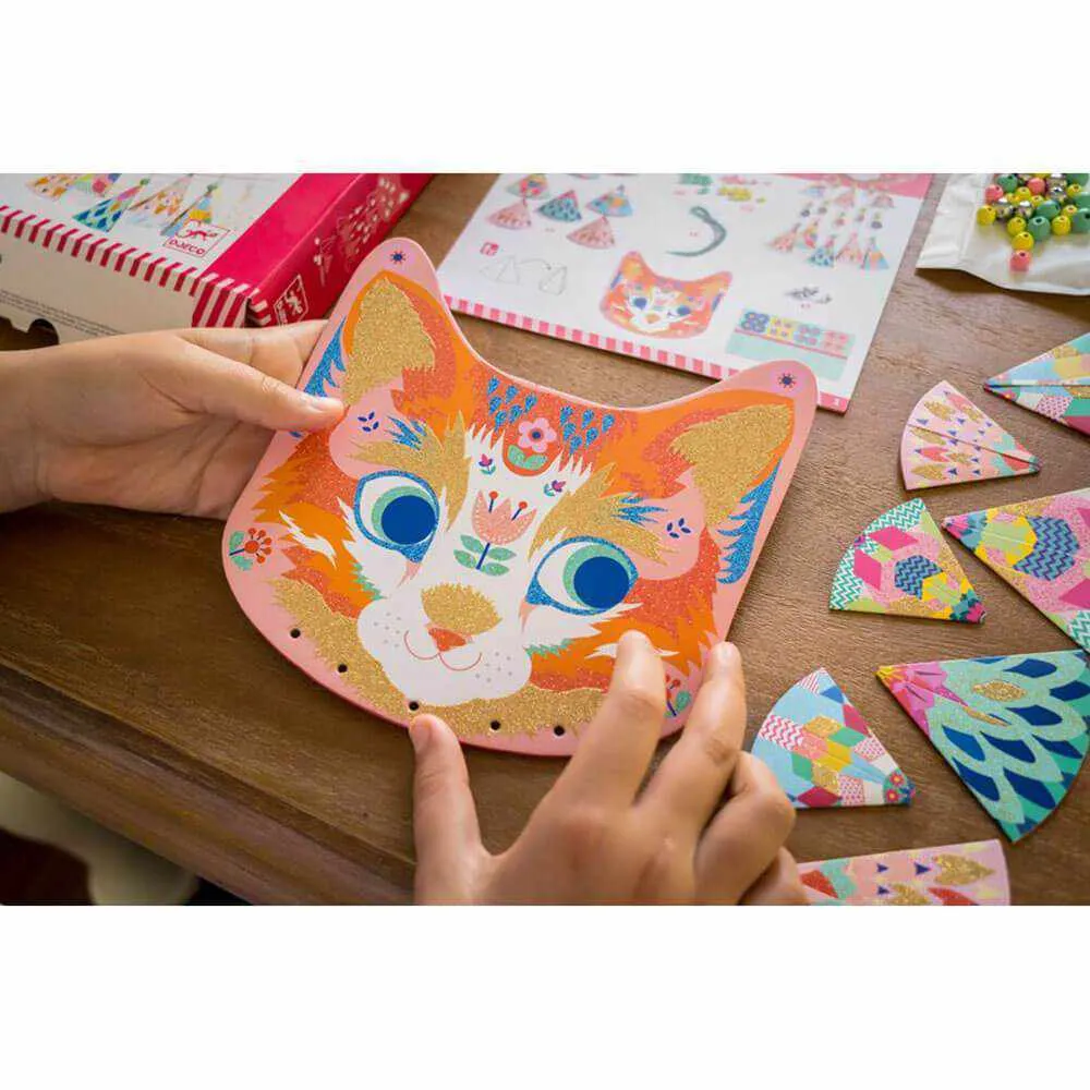 Djeco Do It Yourself Kitty Wind Chimes
