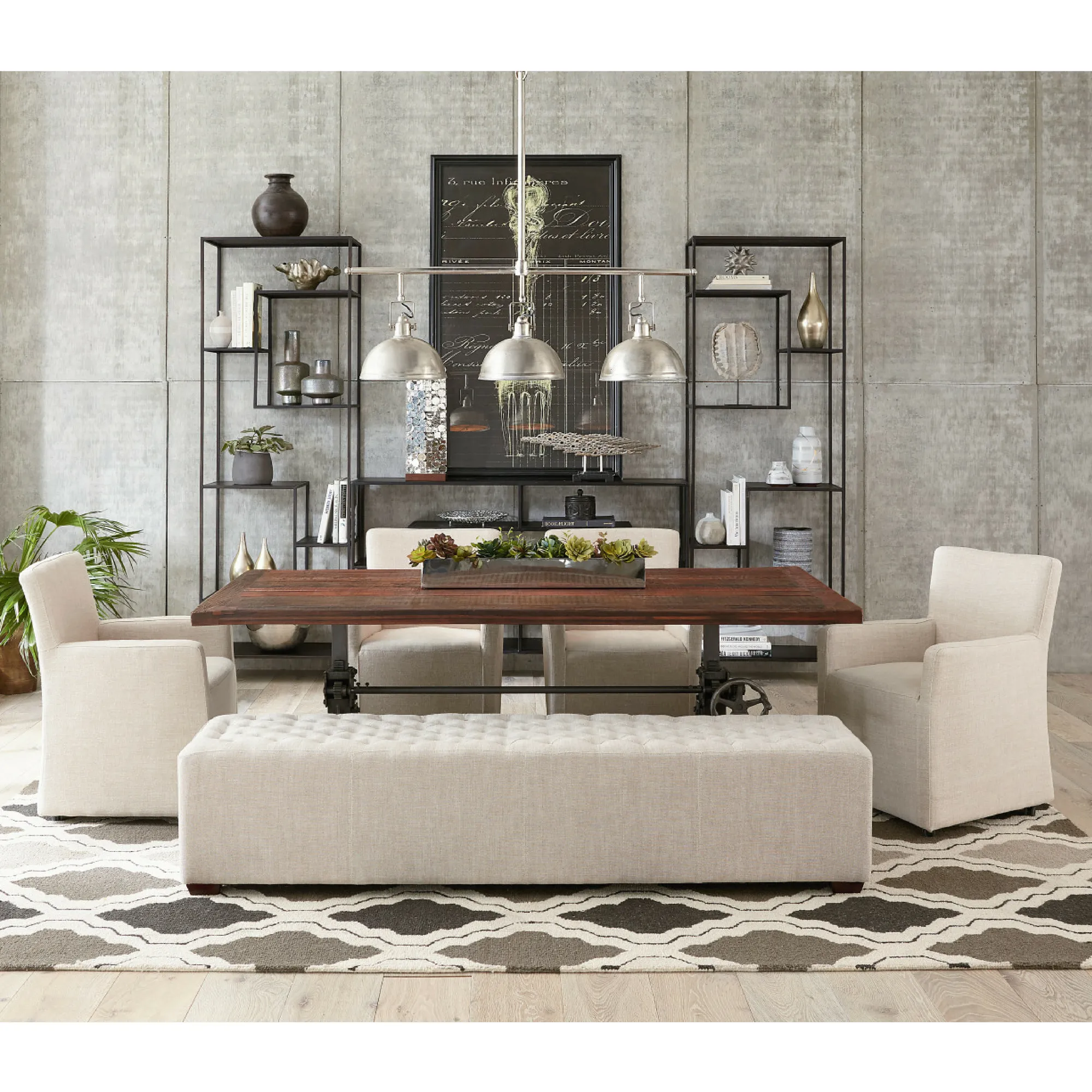D'Orsay Linen Bench