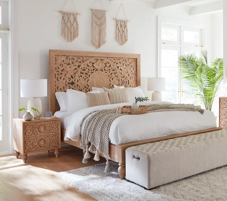D'Orsay Linen Bench