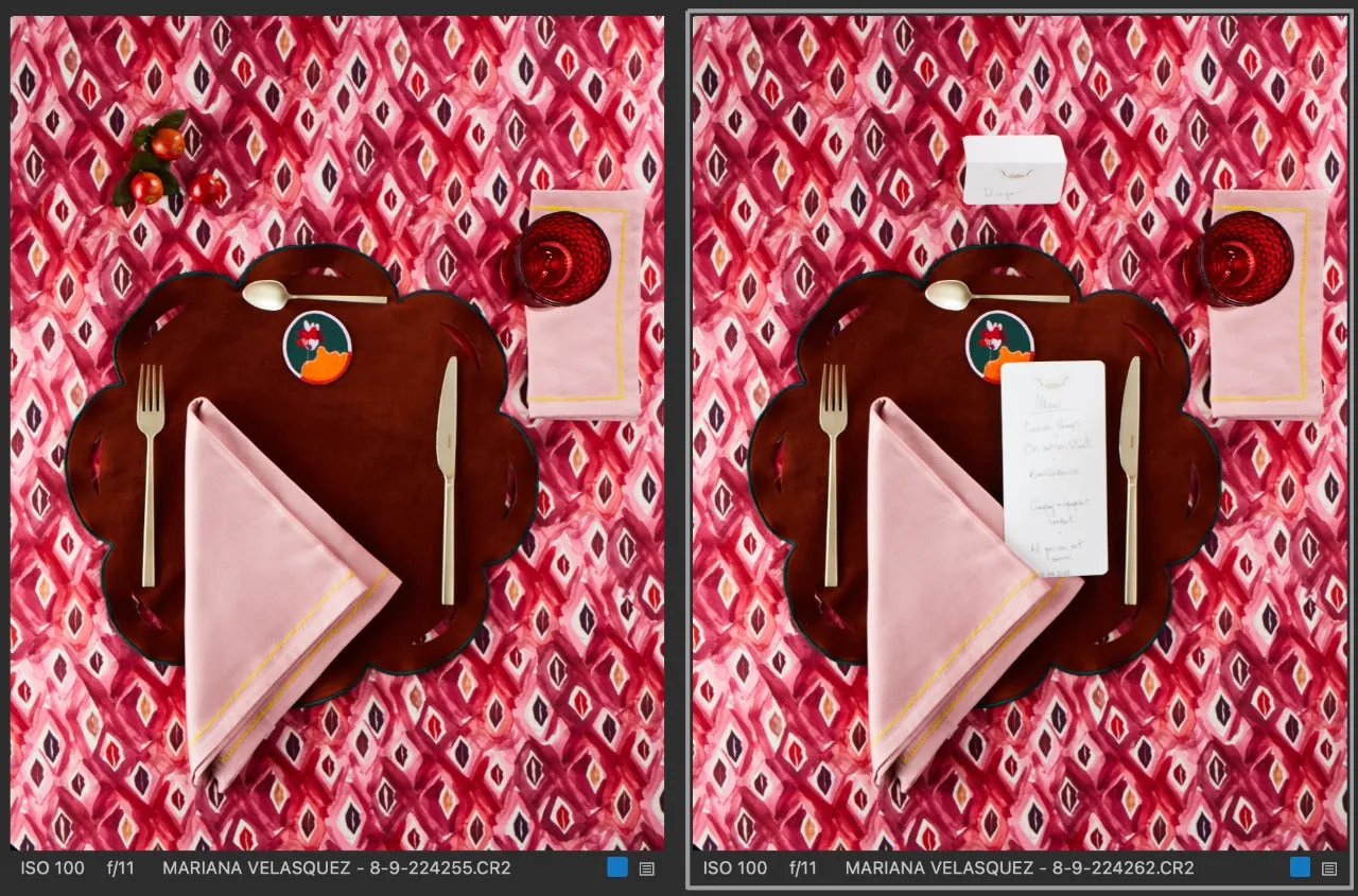 DUSTY ROSE DINNER NAPKIN
