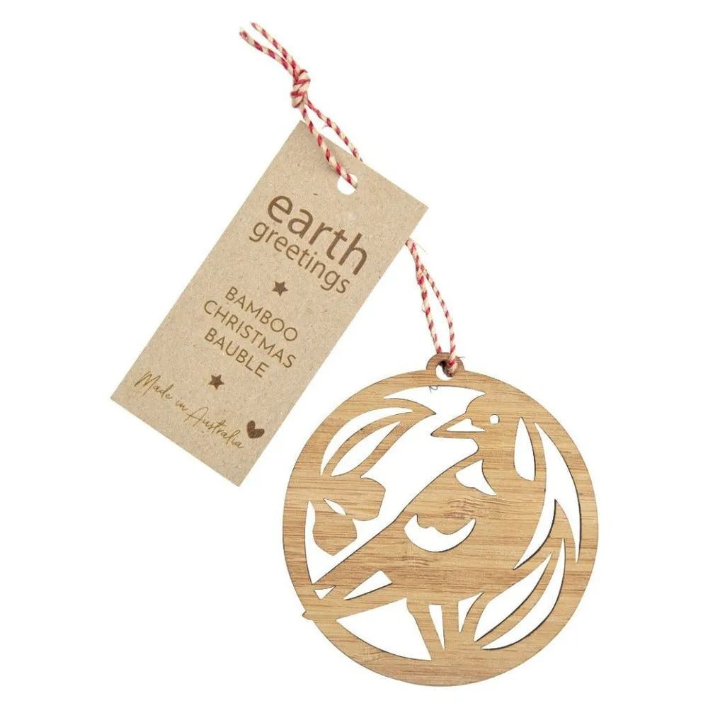 Earth Greetings Bamboo Christmas Bauble