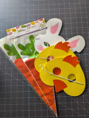 Easter Craft Supplies - Treat Bags & Masks