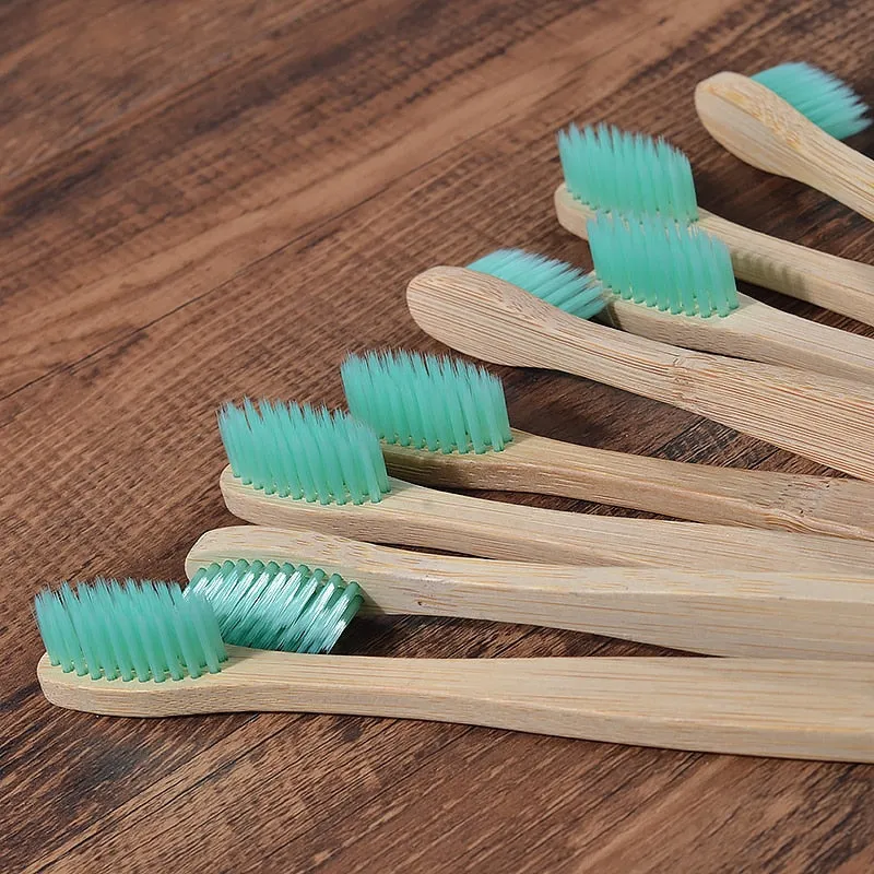 Eco Bamboo Toothbrush Box Set