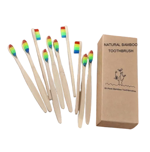 Eco Bamboo Toothbrush Box Set