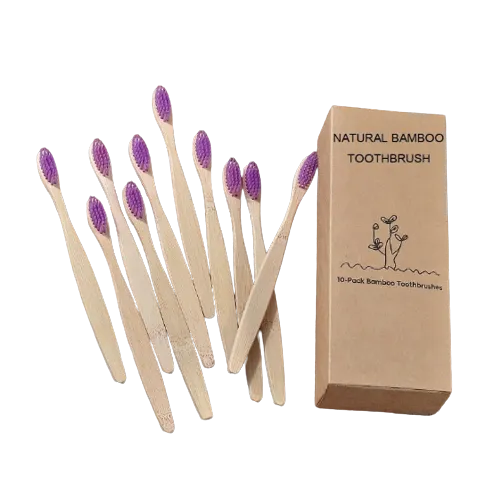 Eco Bamboo Toothbrush Box Set