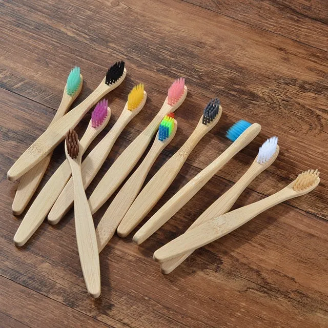 Eco Bamboo Toothbrush Box Set