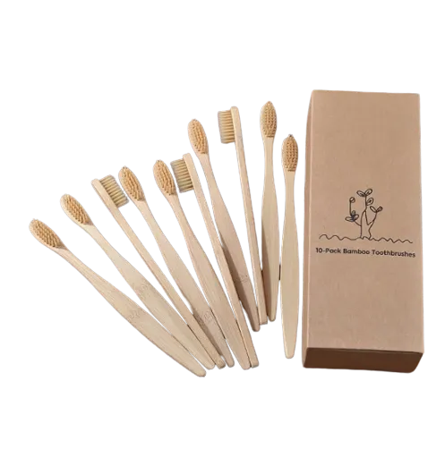 Eco Bamboo Toothbrush Box Set