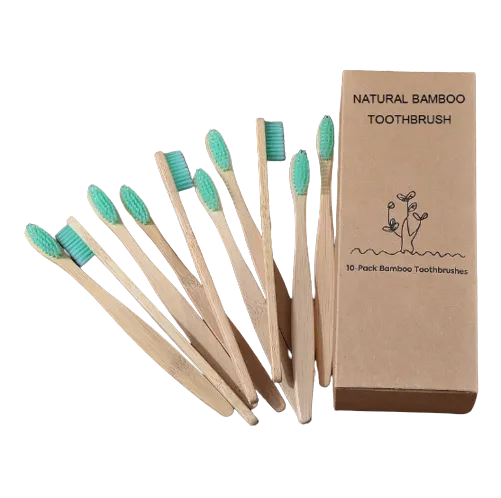 Eco Bamboo Toothbrush Box Set