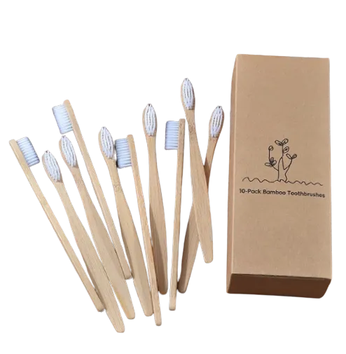 Eco Bamboo Toothbrush Box Set