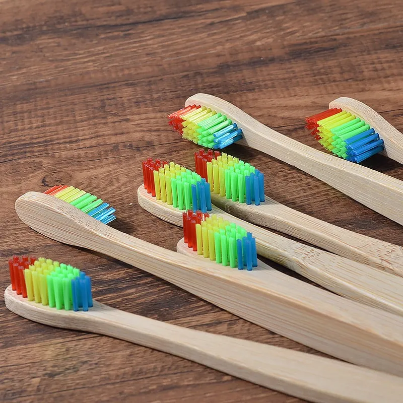 Eco Bamboo Toothbrush Box Set