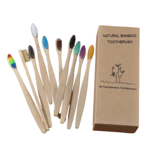 Eco Bamboo Toothbrush Box Set