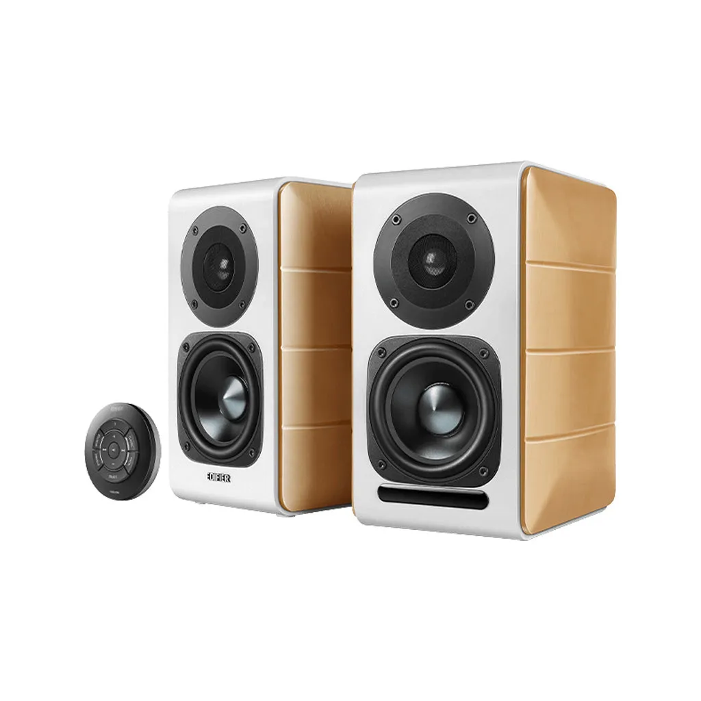 Edifier S880DB Hi-Res Audio Bluetooth Bookshelf Speakers, 88W, White