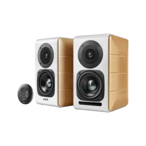 Edifier S880DB Hi-Res Audio Bluetooth Bookshelf Speakers, 88W, White