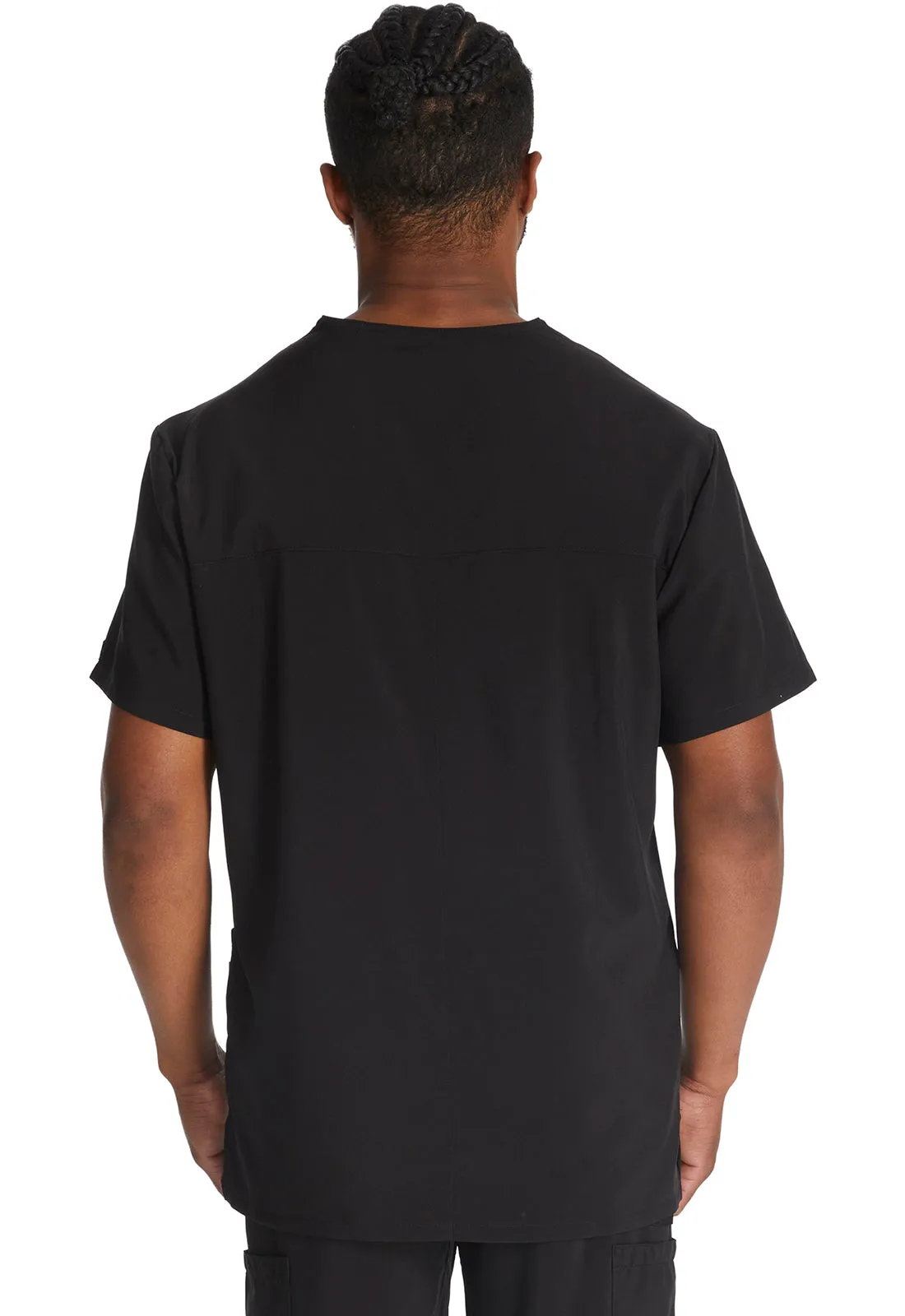 EDS Essentials DK645 Men's V-Neck Top Black