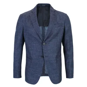 Emporio Armani - F Line Navy Fleck Blazer