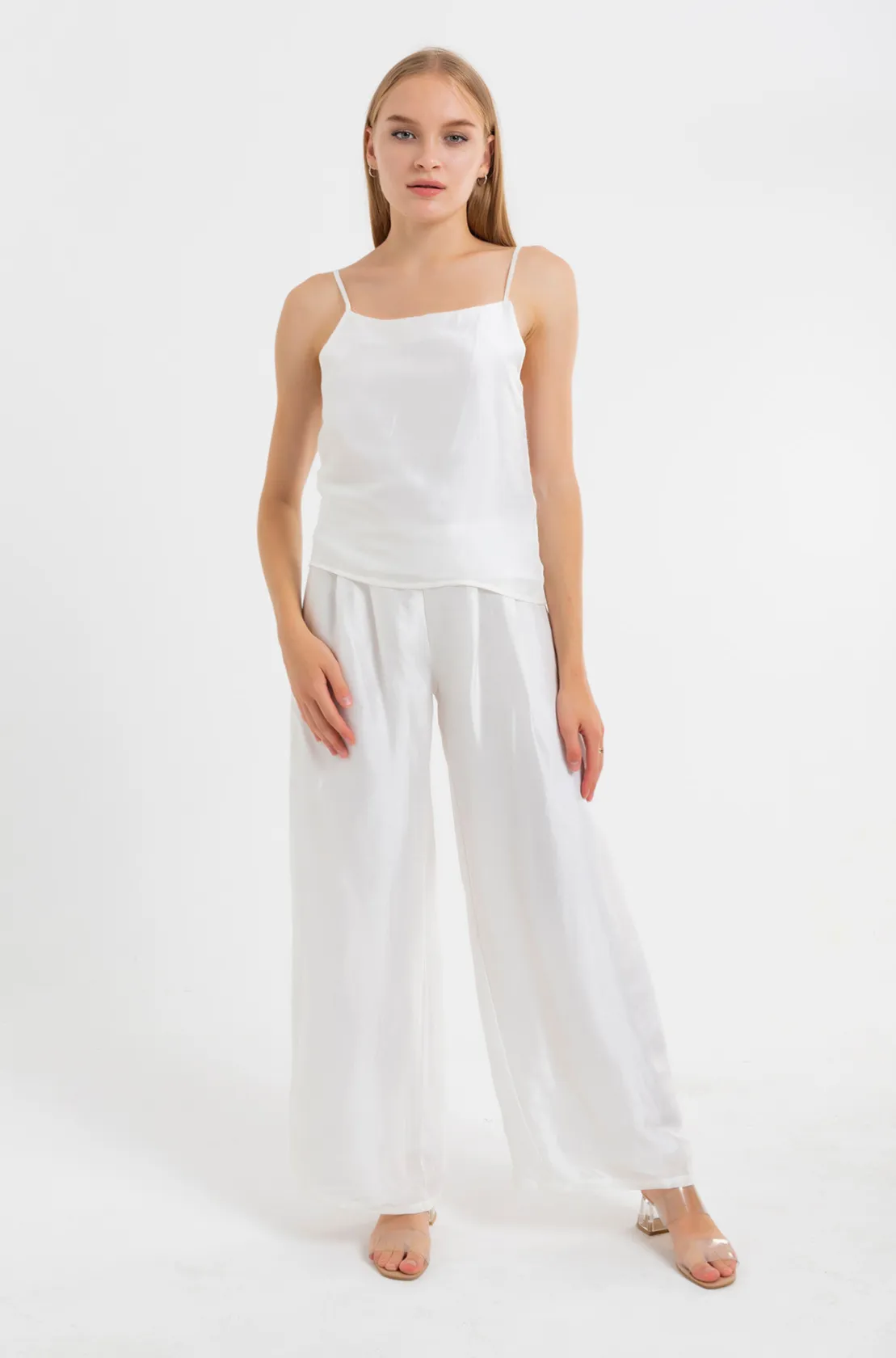 Essential White Silk Top