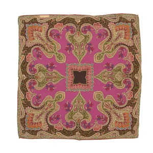 Etro Silk Pocket Square Size