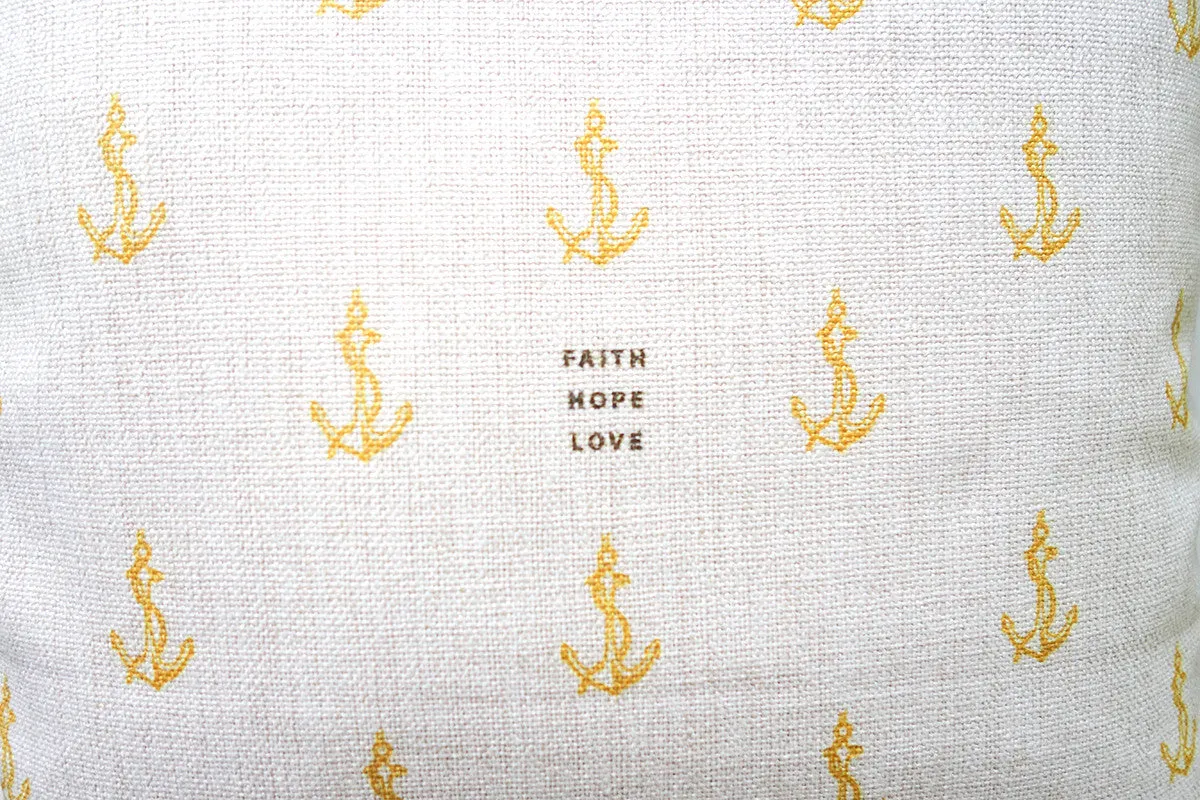 Faith Hope Love {Cushion Cover}