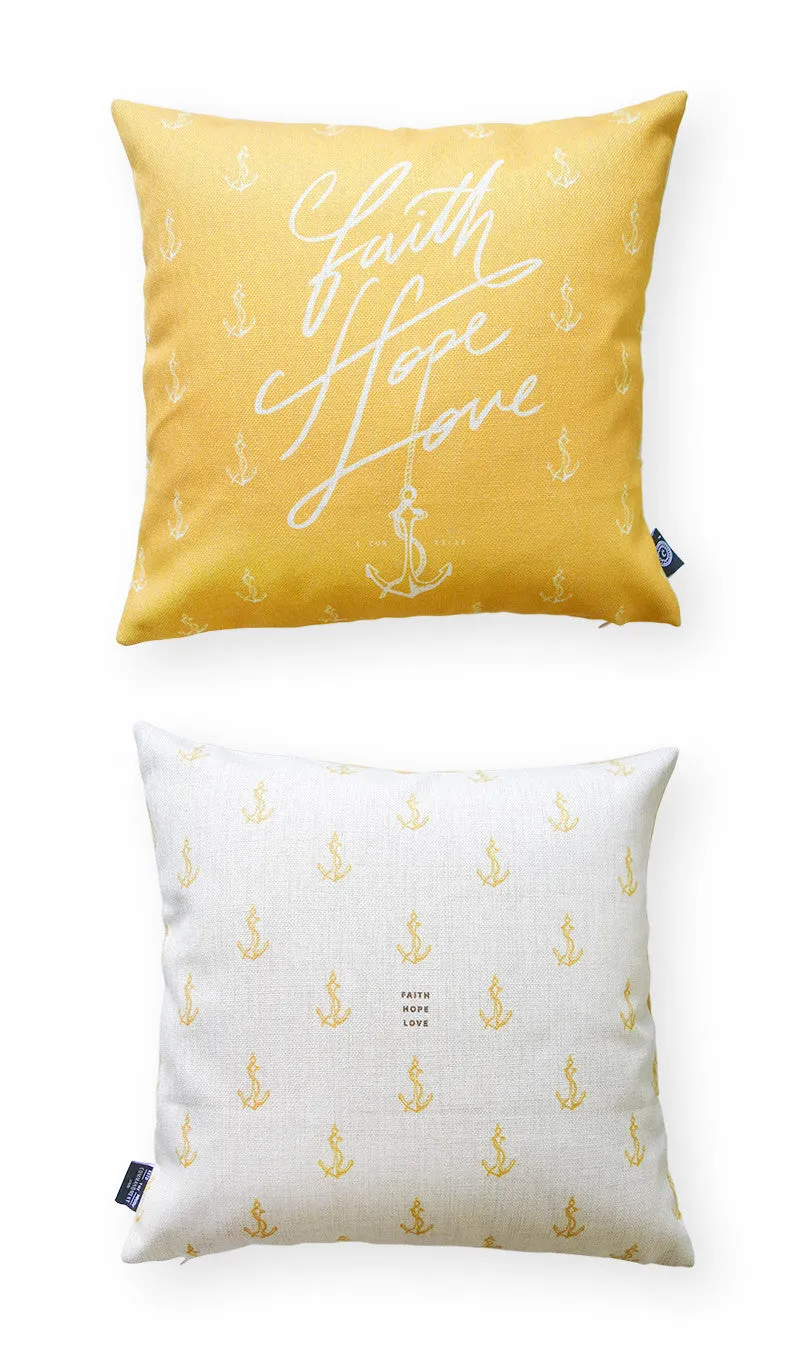 Faith Hope Love {Cushion Cover}