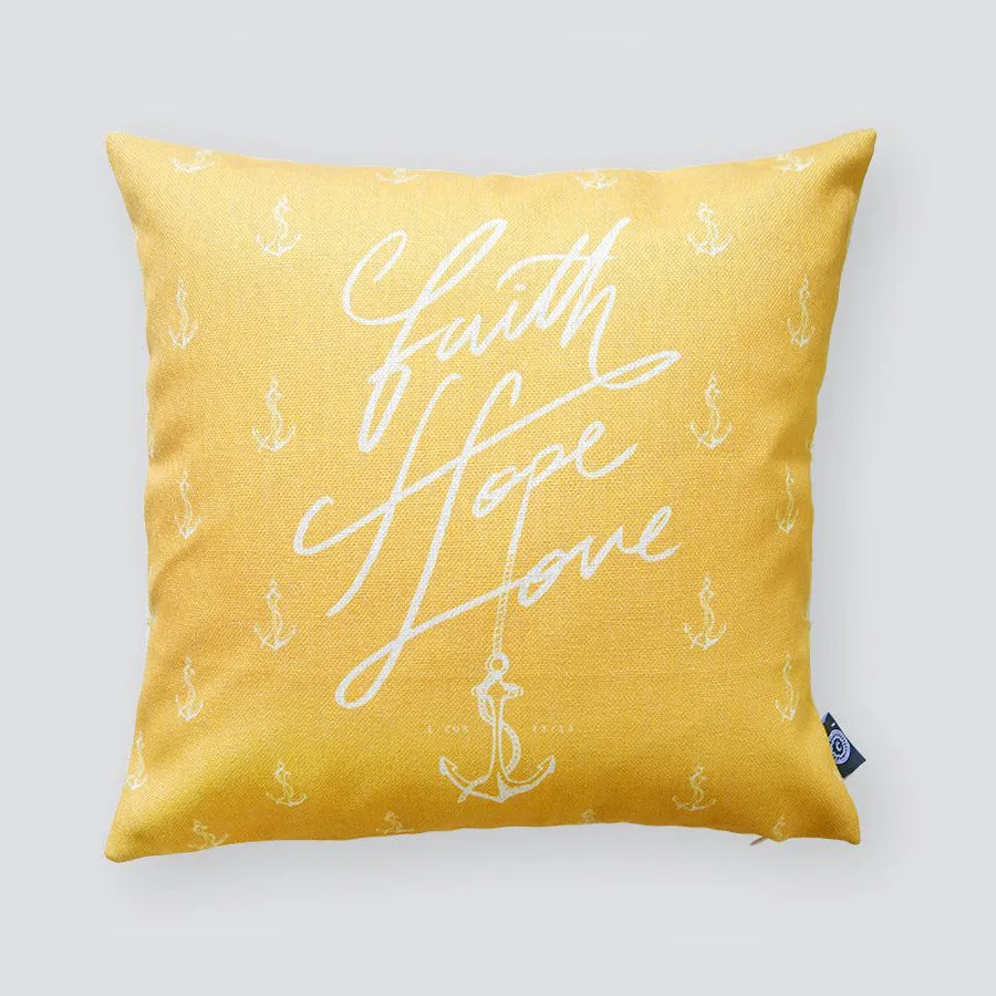 Faith Hope Love {Cushion Cover}
