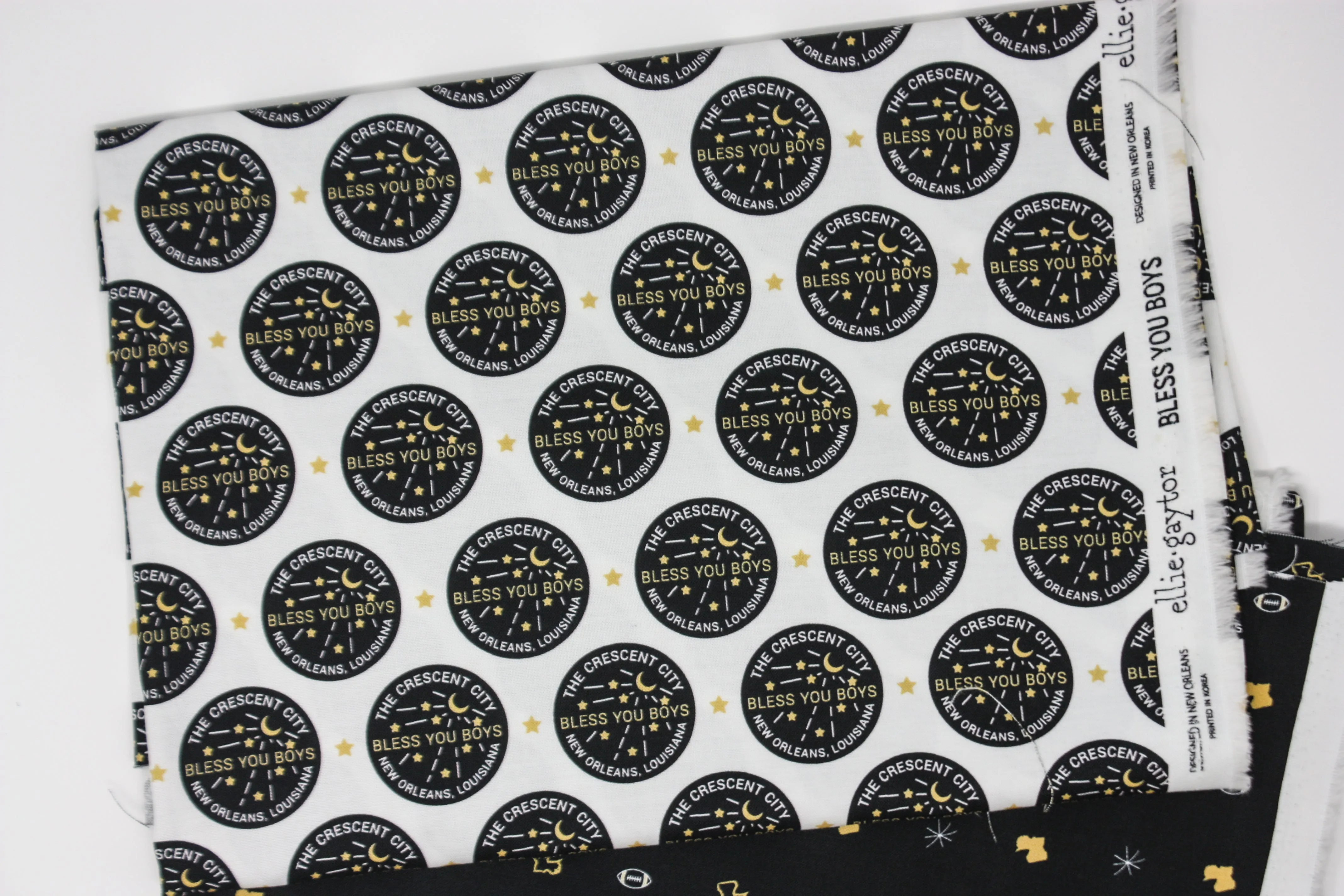 *Final Cut* Bless you Boys | 100% Cotton Woven Fabric (1.38 yards)