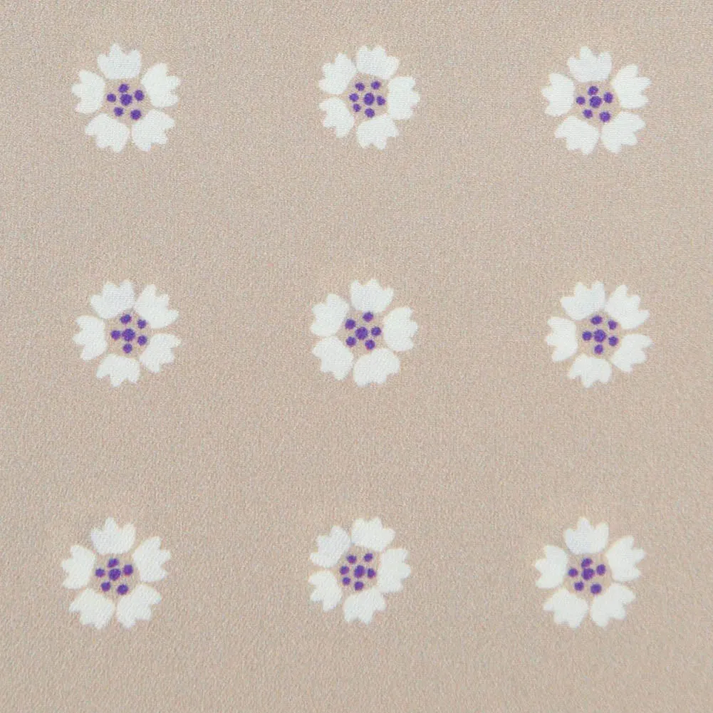 Finamore Napoli Beige Silk Pocket Square