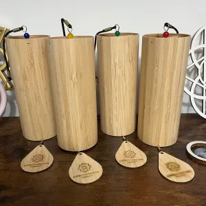 Fire, Earth, Water, Air Bamboo Chimes Set   Bags