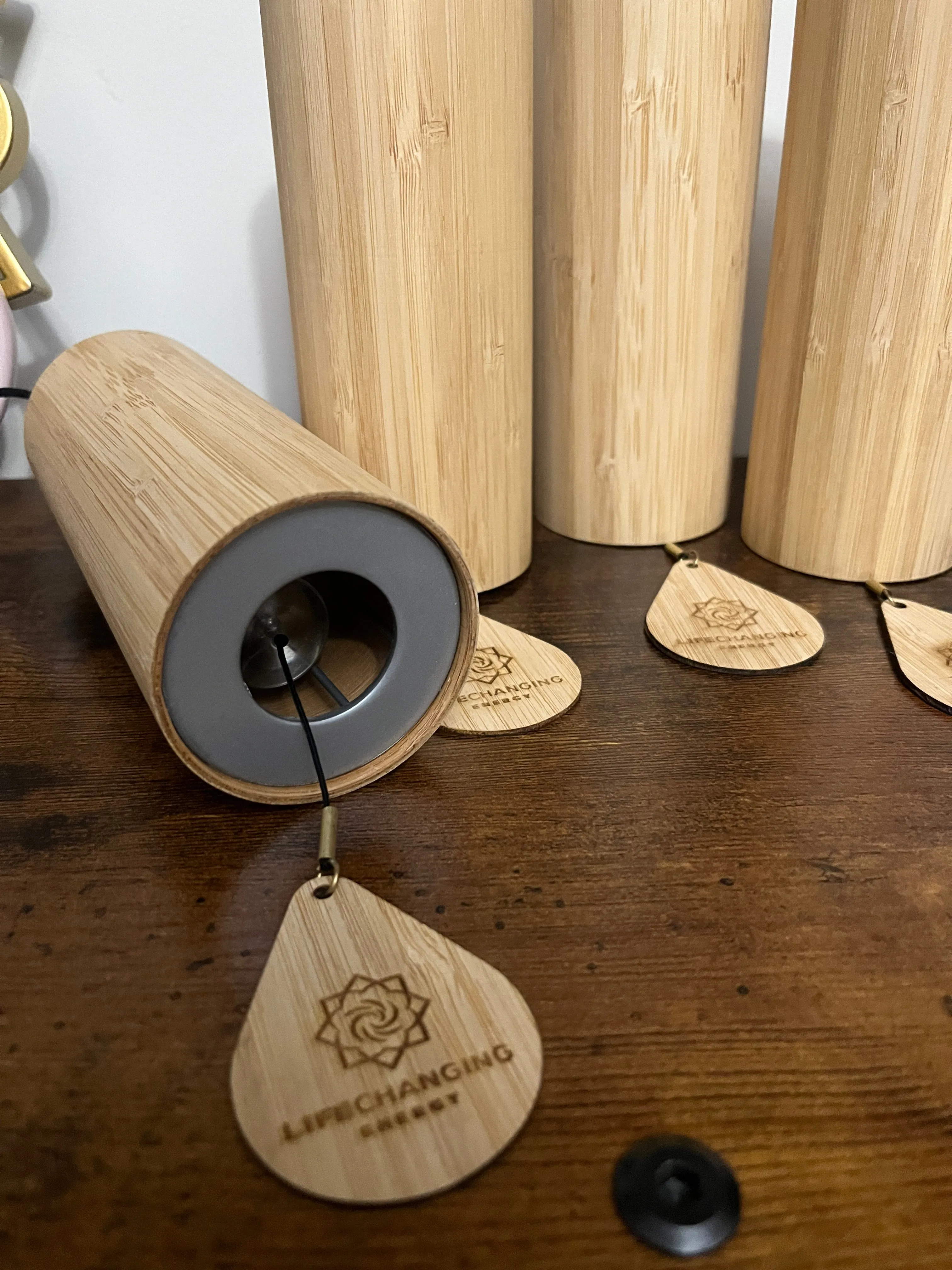 Fire, Earth, Water, Air Bamboo Chimes Set   Bags