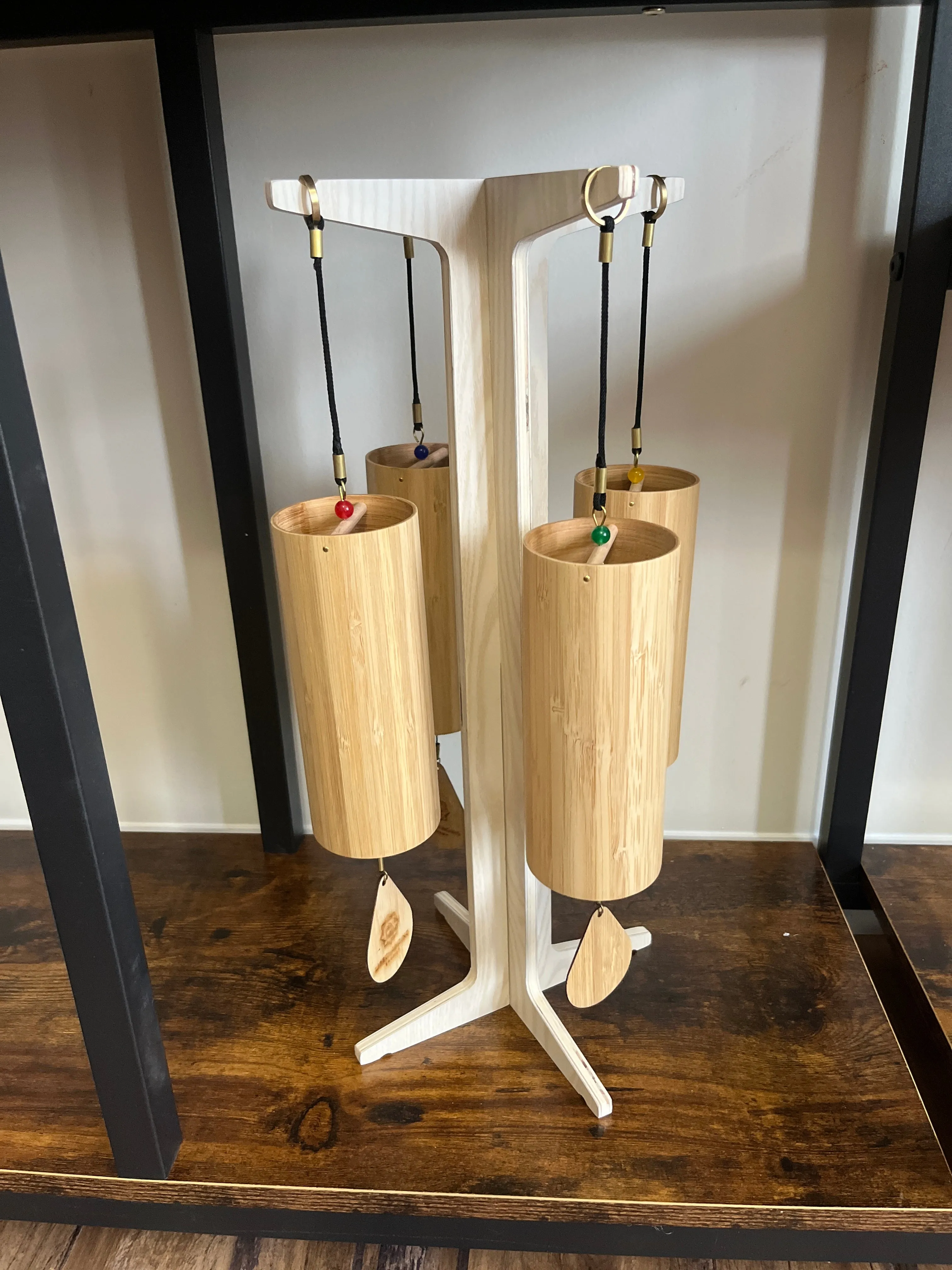 Fire, Earth, Water, Air Bamboo Chimes Set   Bags