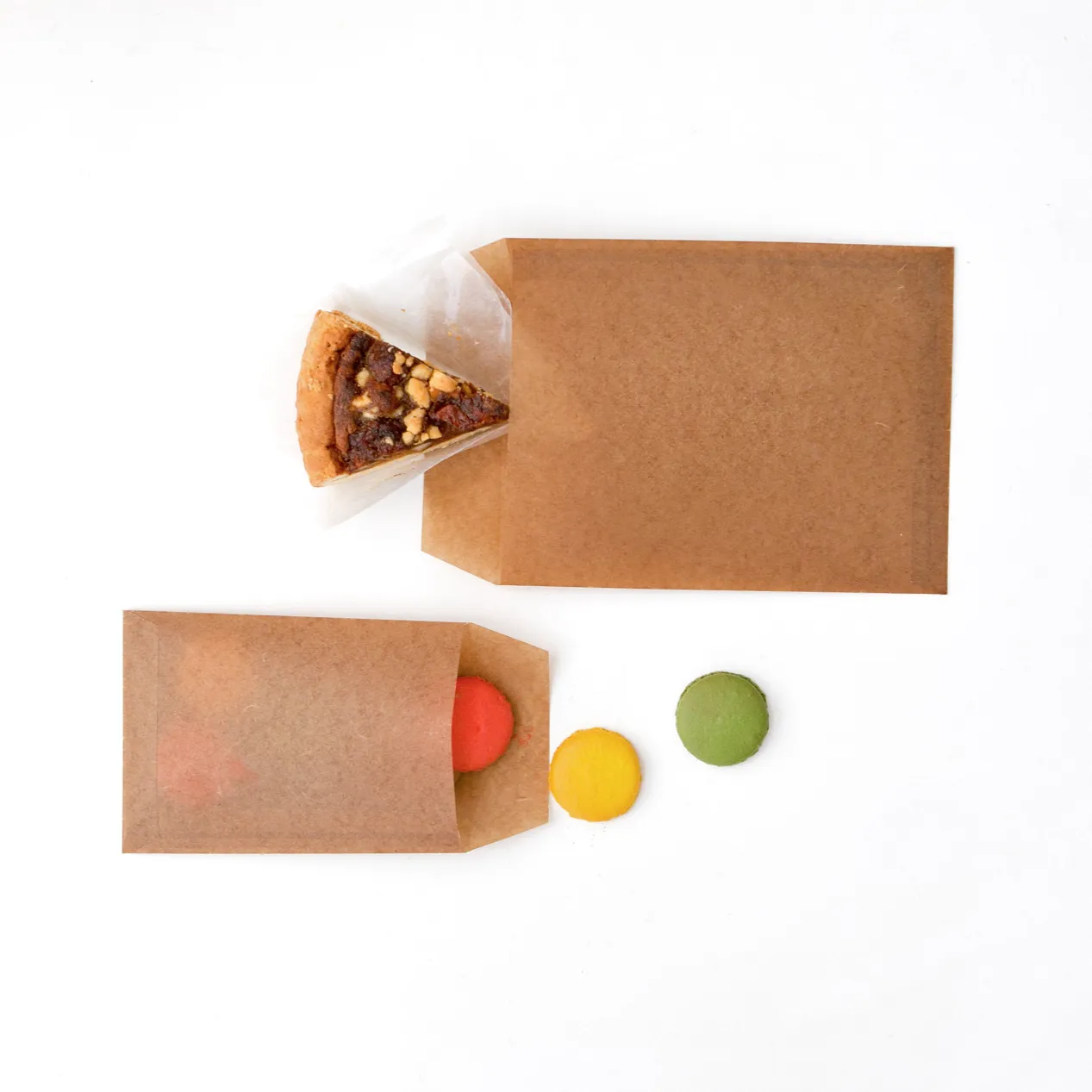 Flat (Waxed Paper) Bag Envelope: Sml / Med / Lrg