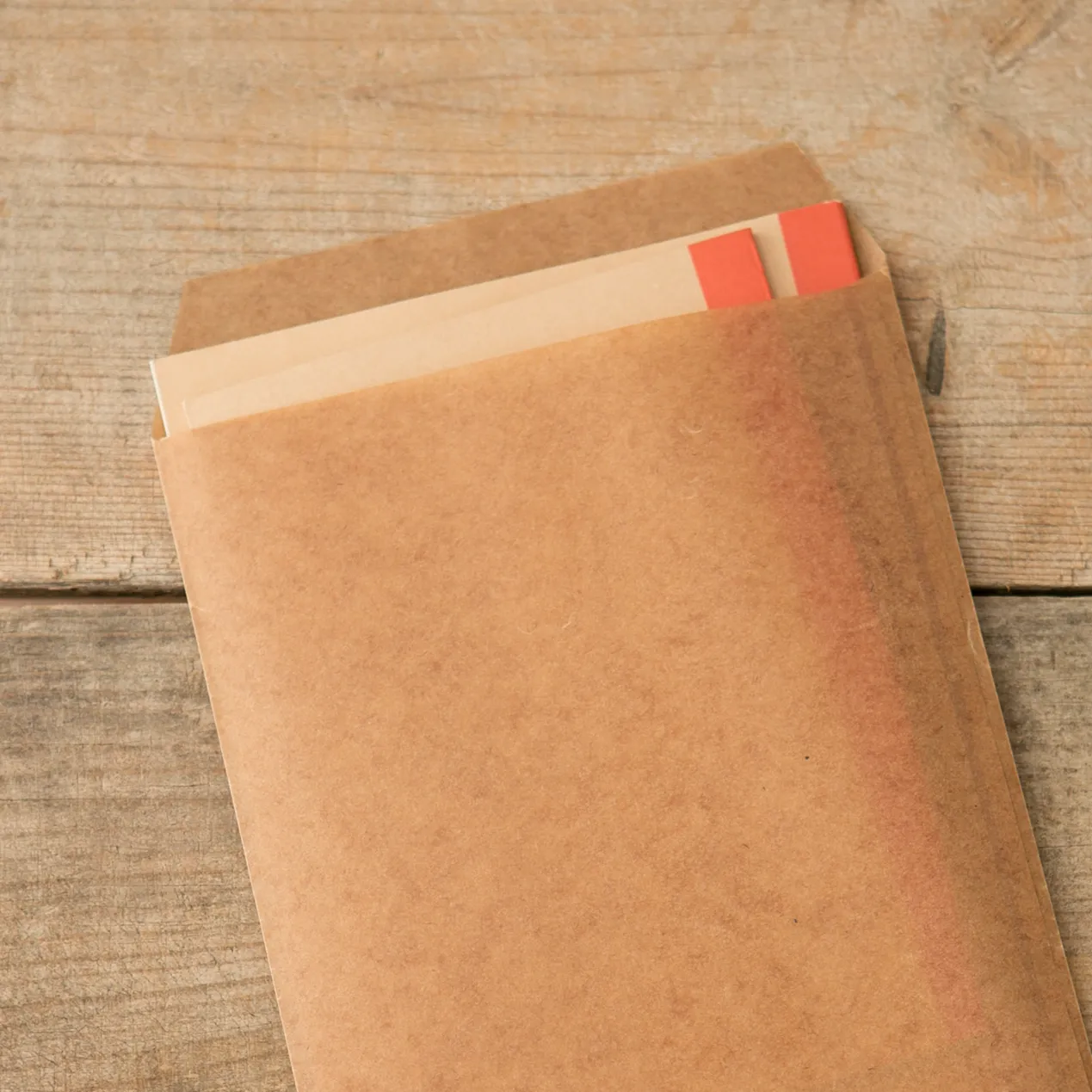 Flat (Waxed Paper) Bag Envelope: Sml / Med / Lrg