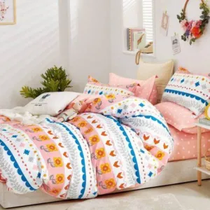 Flower Power Kids Cotton Club Duvet Covers Set