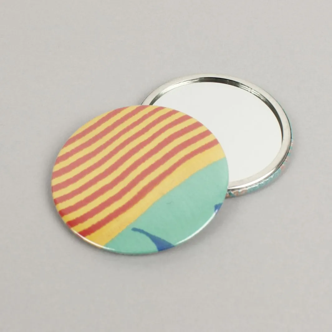 Fuli Recycled Sari Fabric Pocket Travel Mirror