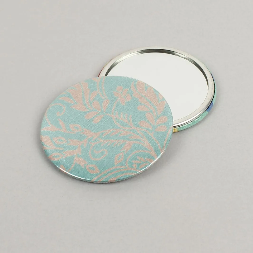 Fuli Recycled Sari Fabric Pocket Travel Mirror