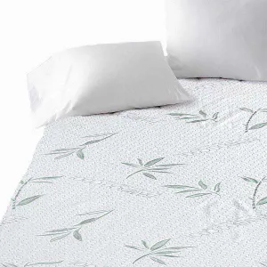 FULLY FITTED WATERPROOF BREATHABLE BAMBOO MATTRESS PROTECTOR - Single