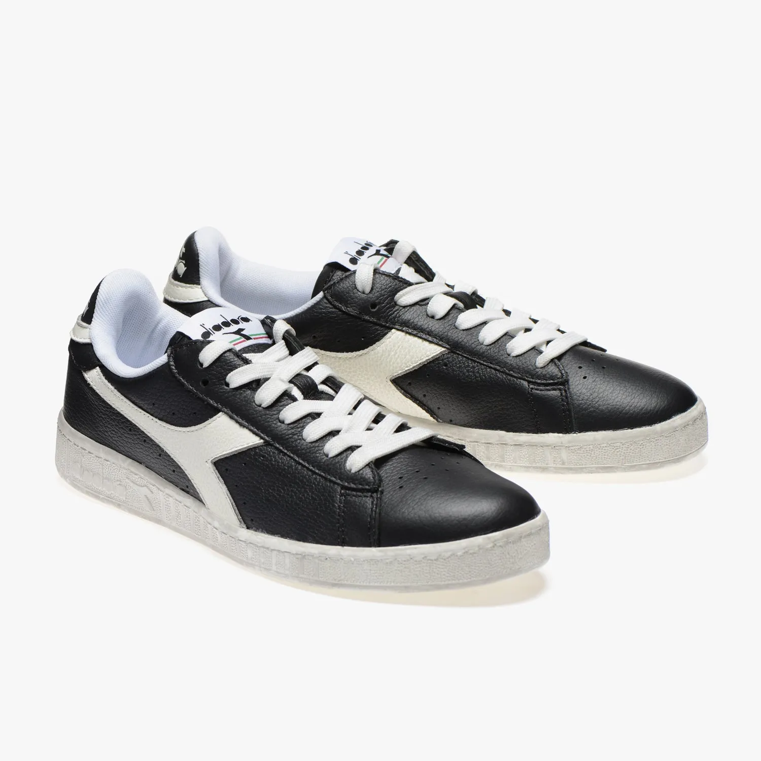 Game L Low Waxed - Black/White