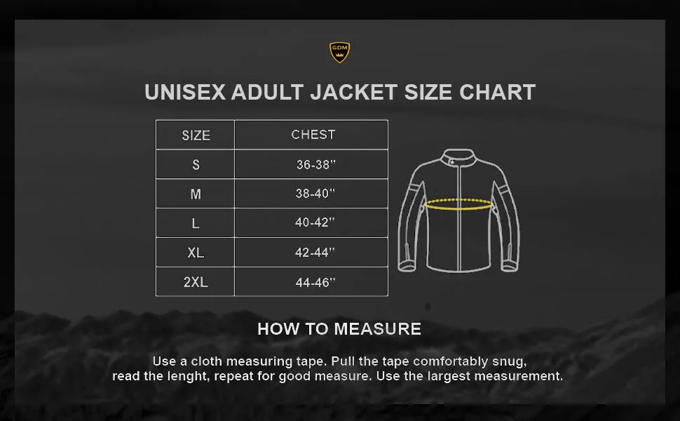 GDM ALPHA All Season Armored Motorcycle Jacket