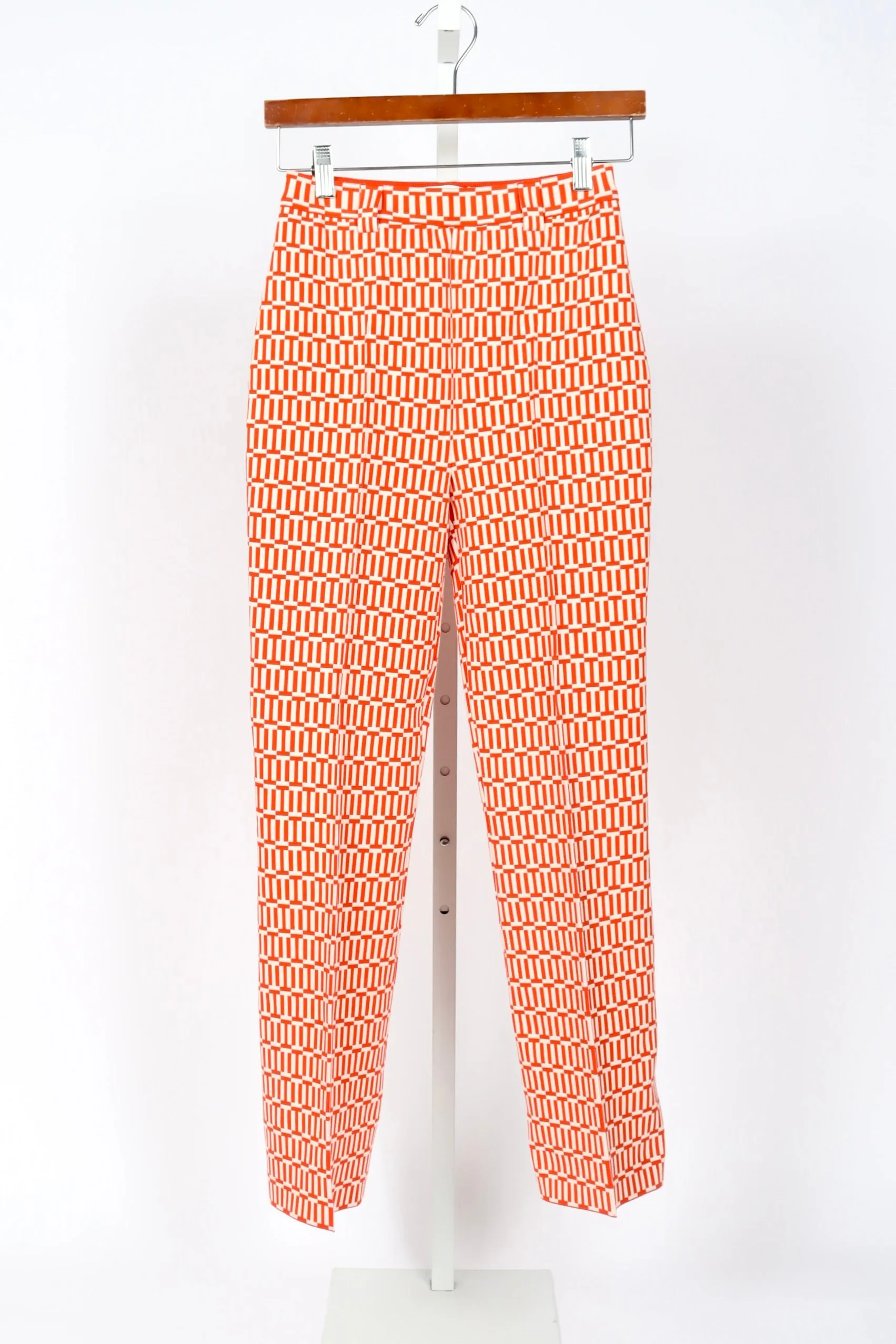 Geo Jacquard Charlie Pant - Orange Combo (By Phone Order Only)